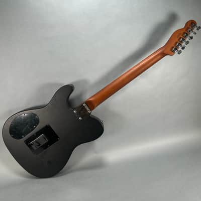 Fender Acoustasonic Standard Telecaster Acoustic-Electric Guitar - Black image 12
