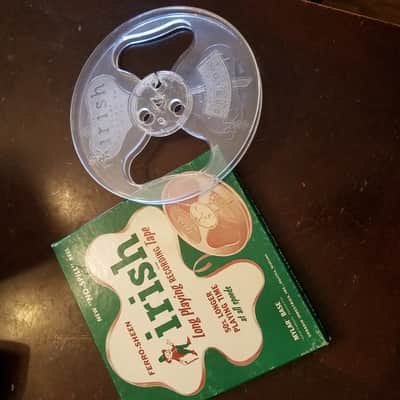Random premium empty 7" Reel in box takeup supply R2R 1/4" tape deck recorder Scotch Audiotape Memorex Ampex 1950s-1970s - plastic and paperboard image 9