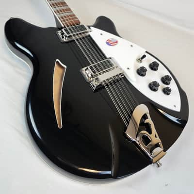 Rickenbacker 360 Jetglo 12-String Semi-Hollow Guitar, Stereo, HSC image 9