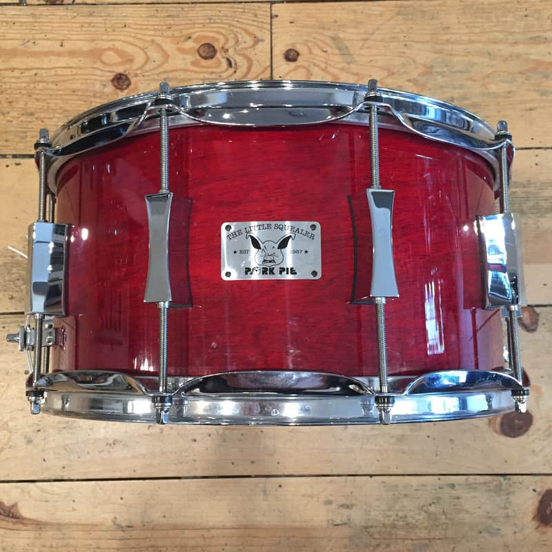 Pork Pie Little Squealer 7x14" Birch/Mahogany Snare Drum image 2