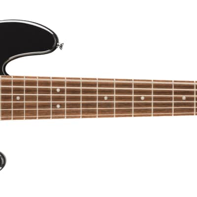 Fender Squier Affinity Series Jazz Bass VI Electric Bass Guitar,  Black Metallic image 2