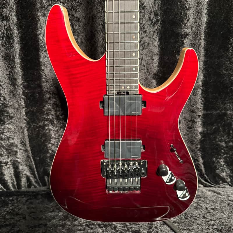 Schecter C-1 FR SLS Elite Blood Burst image 1