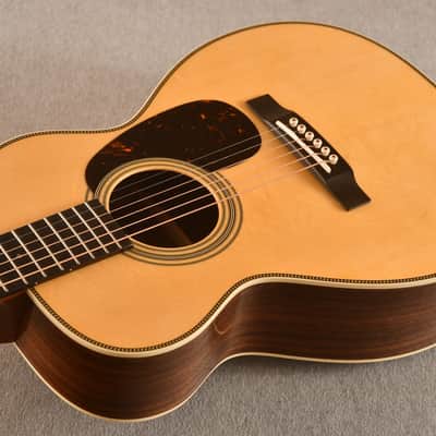 Martin Custom Shop 0 28 Parlor Style Bearclaw Italian Alpine Wild Rosewood #2884374 image 5