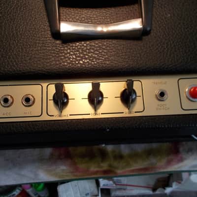 Univox U-75 2x10 Tube Combo 1966 Black/Blue - Jensen C10-S image 6