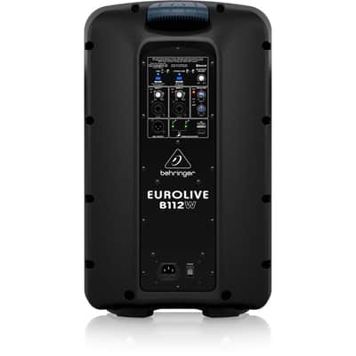 Behringer Eurolive B112W Active 1000-Watt 12  Powered PA System with Bluetooth Wireless Technology, 50Hz-20kHz Frequency Response, -36 to 0 dBu Sensit image 10