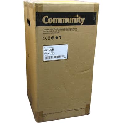 Community V2-26B Two-Way Full-Range Compact Loudspeaker System - Black image 2