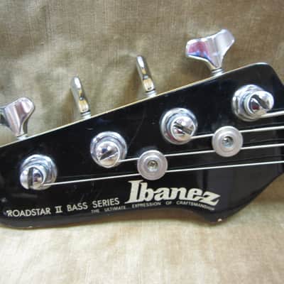 1986 Ibanez Roadstar II RB 650 Black Rare Left Handed Exc Shape W/ OHSC & Free US Shipping! image 7