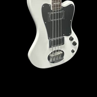 Lakland Skyline Decade Bass. White Gloss / Rosewood *In Stock* image 4