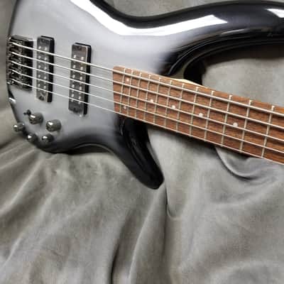 Ibanez SR305E-MSS Soundgear 5-String Bass Metallic Silver Sunburst image 1