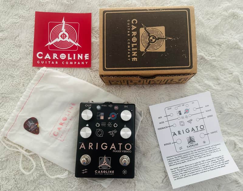 Caroline Guitar Company Arigato Phaser / Vibrato Limited Edition 2022 - Matte Black image 1