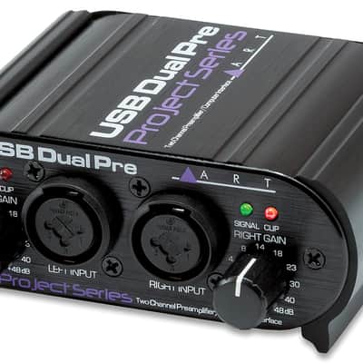 ART USB Dual Pre Project Series 2-Channel USB Preamplifier image 2