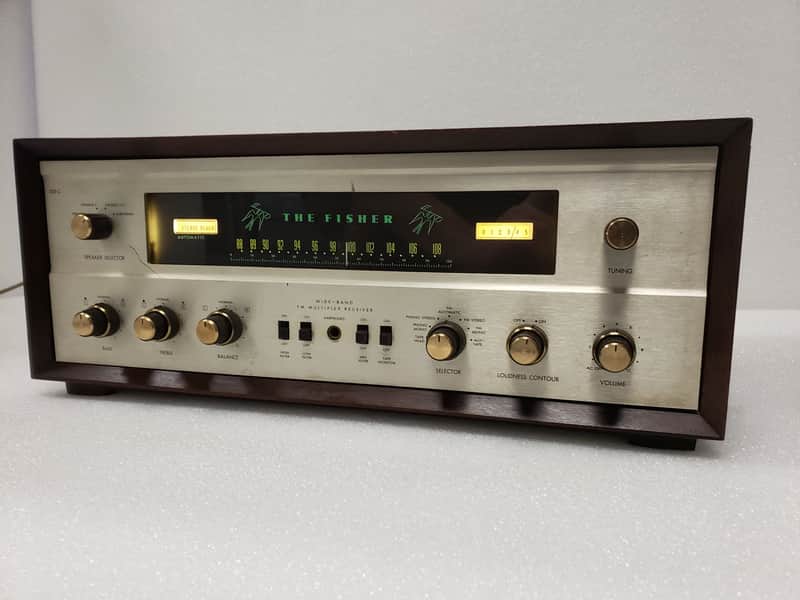 Fully Restored Fisher 500C Stereo Tube FM Receiver - Classic Fisher Looks And Performance - Very Late Serial Number! image 1