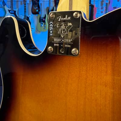 Fender 75th Anniversary American Professional II Custom Telecaster 2026 - 2 Color Sunburst w Case, Free Plek 176 image 14