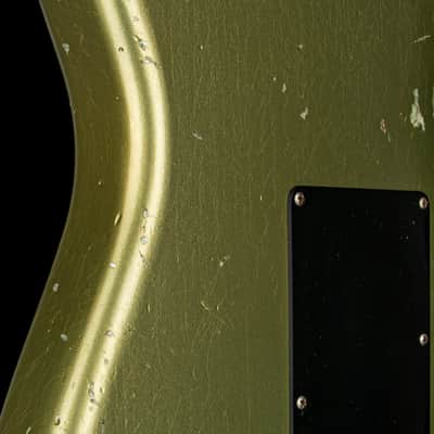 Mint Fender Custom Shop Levi Perry Masterbuilt Empire 67 Stratocaster Relic - Super Aged Sage Green Metallic #78899 image 12
