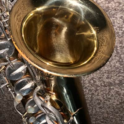 Buescher aristocratic 200 tenor Saxophone  made in the usa ohsc image 7