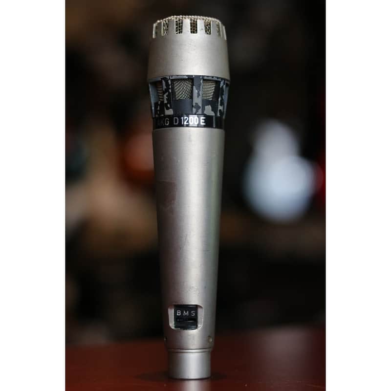 AKG D1200E Cardioid Dynamic Microphone 1980's image 1