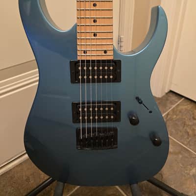Ibanez GRG7221M GRG Series 7-String Electric Guitar / Gio 2010 - Metallic Light Blue