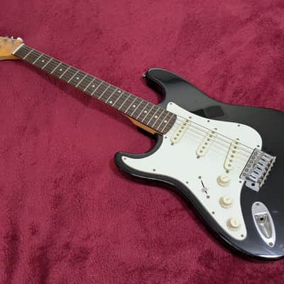 JB Player Lefty Strat copy 90s - Black - Made in Indonesia image 1