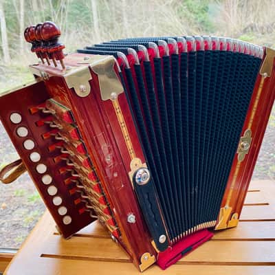 Bon Temps Cajun Accordion - Key of C - Built by Antoine Falcon - Rare image 2