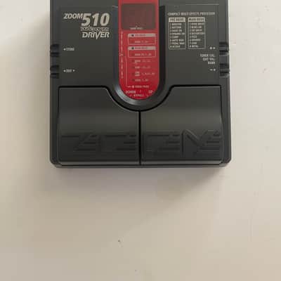 Zoom 510 Dual Power Driver Overdrive Rare Vintage Guitar Multi Effects Pedal image 1