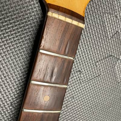 Fender Duo Sonic 1961 Slab Rosewood Pre CBS Neck Vintage 1962 1960's 60's Musicmaster Duosonic Duo-sonic image 2