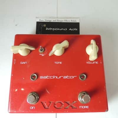 Vox Satchurator Joe Satriani Signature Distortion Effects Pedal Free USA Ship image 1