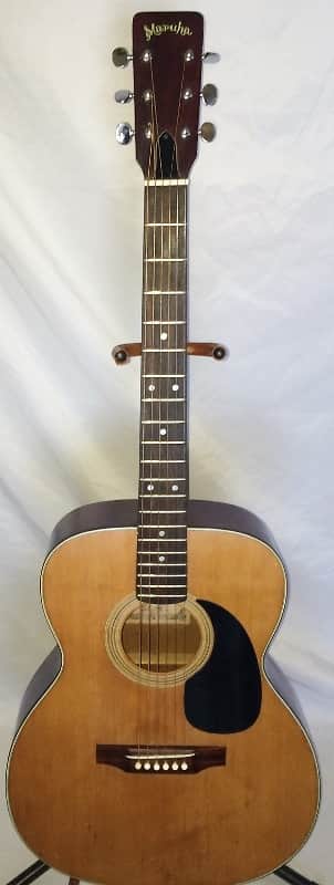 Vintage Maruha F100M Acoustic / Electric Guitar Made in Japan w