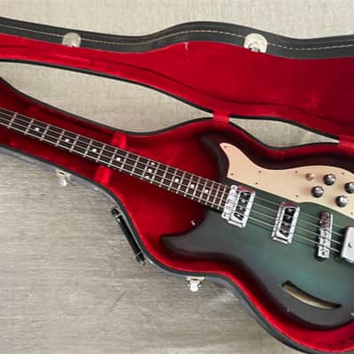 Vintage 1968 Kustom USA K200 Bass Wineburst Finish w Dearmond Pickups + Original Case Rare Model image 2