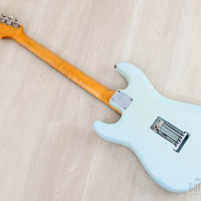 1966 Fender Stratocaster Vintage Electric Guitar Sonic Blue w/ Case image 13