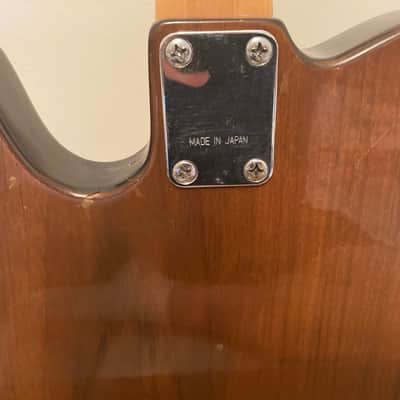 Greco "Telecaster" Thinline Mid 1970's Brown image 6