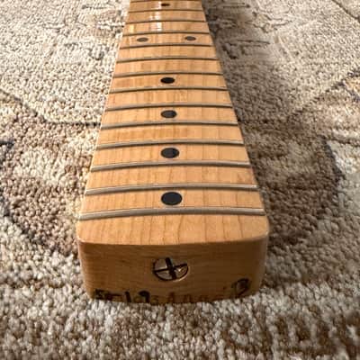 Fender Roasted Maple Vintera® Mod '60's Stratocaster® Neck, 21 Medium Jumbo Frets, 9.5", "C" Shape image 2