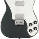 Squier Affinity Series Telecaster Deluxe Electric Guitar with a Laurel Fretboard in Charcoal Frost Metallic