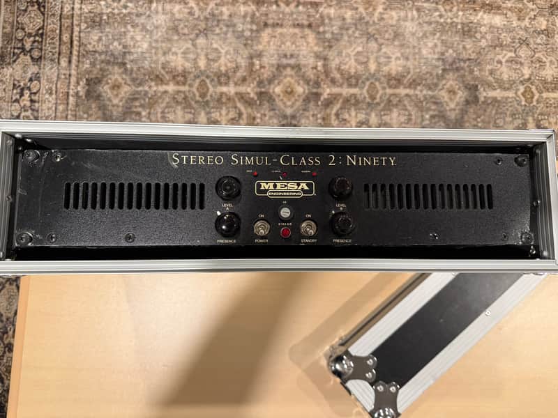 Mesa Boogie Stereo Simul-Class 2:Ninety 2-Channel 90-Watt Power Amplifier 1992 - 2013 - Black image 1
