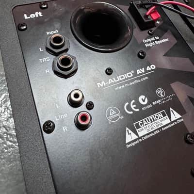 M-Audio Studiophile AV40 40 Watt 2-Way 4” Studio Monitors (Pair) (Used) image 7