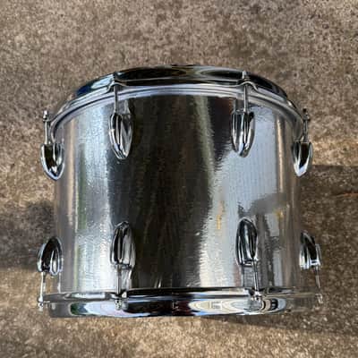 Slingerland 9X14 5 Ply Maple Shell Mid 1970’s - Silver Wrap OVER NATURAL LACQUER MAPLE GLOSS image 1