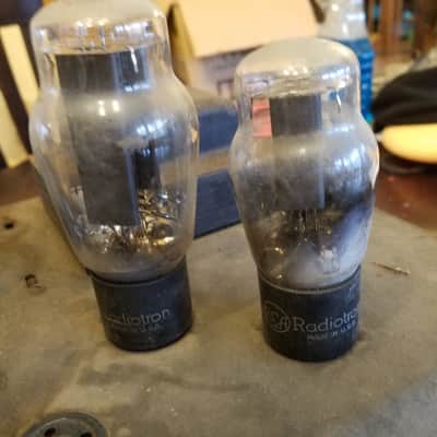 Seeberg 830-1Z Vintage Mono 2A3 Tube Amp Head Dual Tone Compensator 1930s - Wrinkled Black Paint image 14