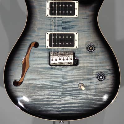 PRS CE 24 Semi-Hollow 2025 - Faded Blue Smokeburst w/Gig Bag image 1