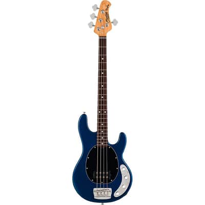 Sterling by Music Man StingRay RAY34 Electric Bass Guitar - Regular Blue Pearl image 3