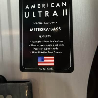 Fender American Ultra II Meteora bass 2024 - Texas Tea / 9lbs. 3.2oz. #US24021575 image 10