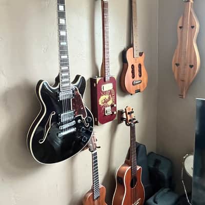 D'Angelico D'Angelico Premier Mini DC Electric Guitar Black - LOWEST PRICE ON REVERB - JUST $525 + ZERO SHIPPING image 1