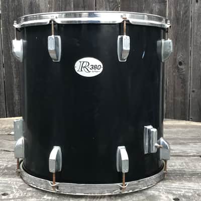 Rogers 16x16 R-380 Floor Tom (MIJ) 80’s - Black gloss wrap image 1
