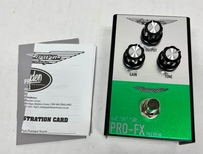Ashdown Pro-FX Pro Drive 2021 - Present - Silver / Green image 1