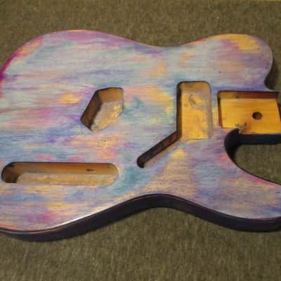 Dyed Basswood Telecaster Body image 1