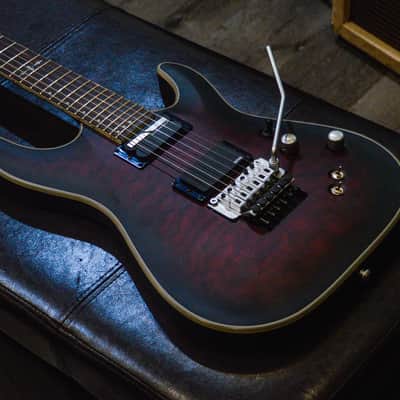 Schecter Diamond Series C-1 FR - Red Burst image 7