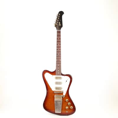 Gibson Firebird VII Non-Reverse 1965 - Sunburst Owned and Played by The Dandy Warhols Peter Holmström image 3
