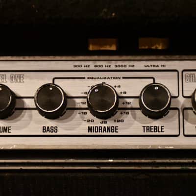 Vintage Ampeg B410 4x10 Combo 1973 black fuzzy NJ factory image 6