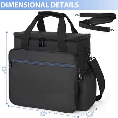 Padded Mixer Gig Bag DJ Controller Travel Shoulder Bag Case 13"X13"X5.5  and More Equipment image 2