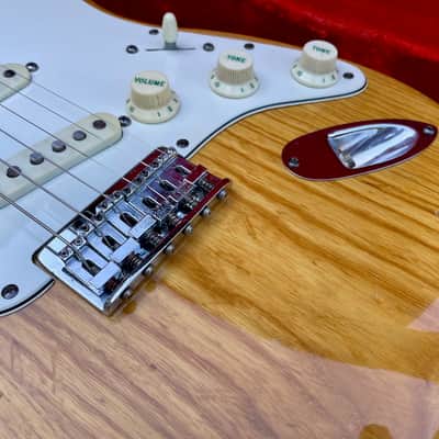 Vintage 1974 Fender Stratocaster Natural Hardtail image 2