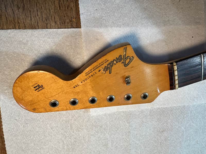 Fender Stratocaster 1966 Fender Stratocaster original neck image 1