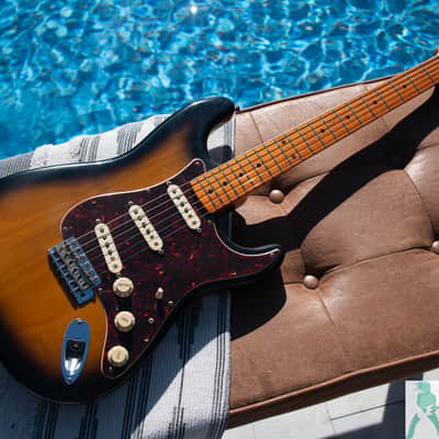 1998 Fender American Vintage Reissue 1957 Stratocaster - Professional Set Up w Perfect Frets/Action/Intonation! image 10